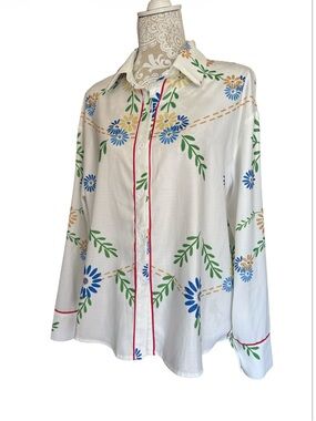 Retro style floral top